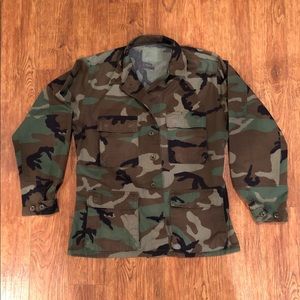 Vintage Old School Lightweight Military Jacket Size Medium